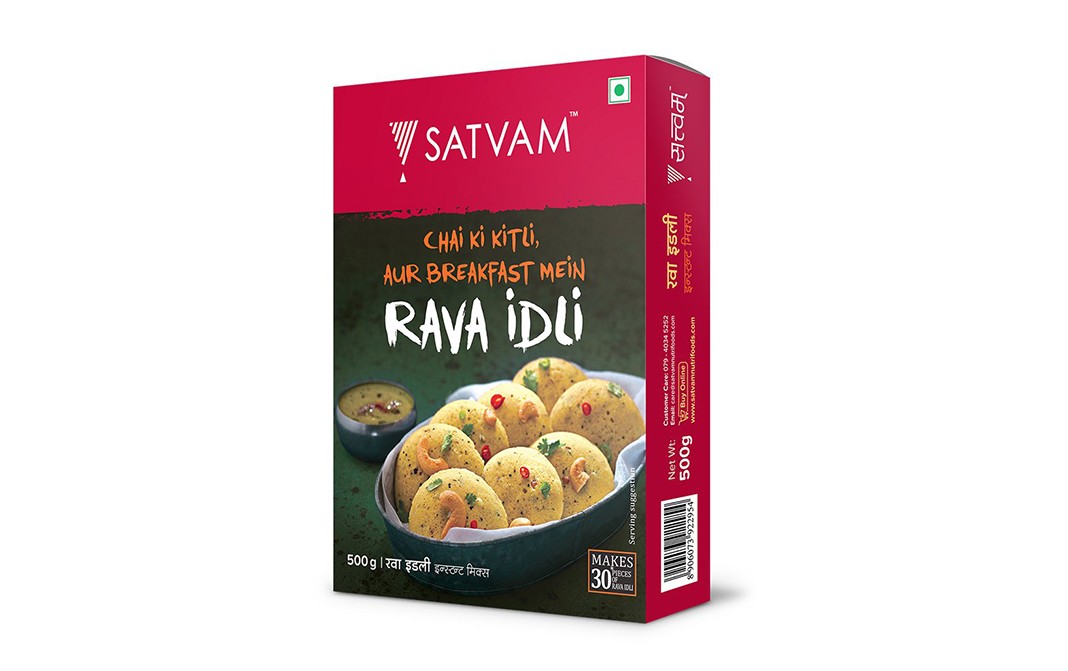 Satvam Rava Idli Instant Mix    Box  500 grams